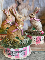 Load image into Gallery viewer, Rabbit Treat Boxes - Hand-Cast &amp; Painted
