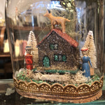 Load image into Gallery viewer, Erzgebirge Toys and Cottages Under Glass Dome
