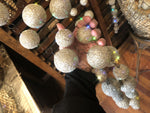 Load image into Gallery viewer, Glittering Ball Garland &amp; Gilded Tassels
