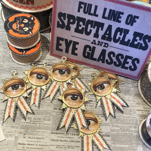 Bewitching Eye Convex Glass Ornament