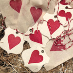 Load image into Gallery viewer, Letterpress Valentine Gift Tags and Muslin Bag
