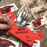 Load image into Gallery viewer, Letterpress Christmas Gift Cards in Muslin Bag
