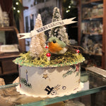 Load image into Gallery viewer, Wintery Bird on Gift Box
