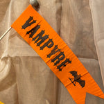 Load image into Gallery viewer, 2023 Letterpress Halloween Flag Banners
