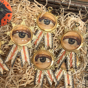 Bewitching Eye Convex Glass Ornament