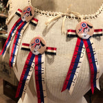 Load image into Gallery viewer, Vive La France Ribbon Pin
