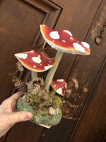 Load image into Gallery viewer, Glittery Display Mushroom Group
