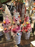 Load image into Gallery viewer, Candycane Bottlebrush Tree with Sugared Fruit
