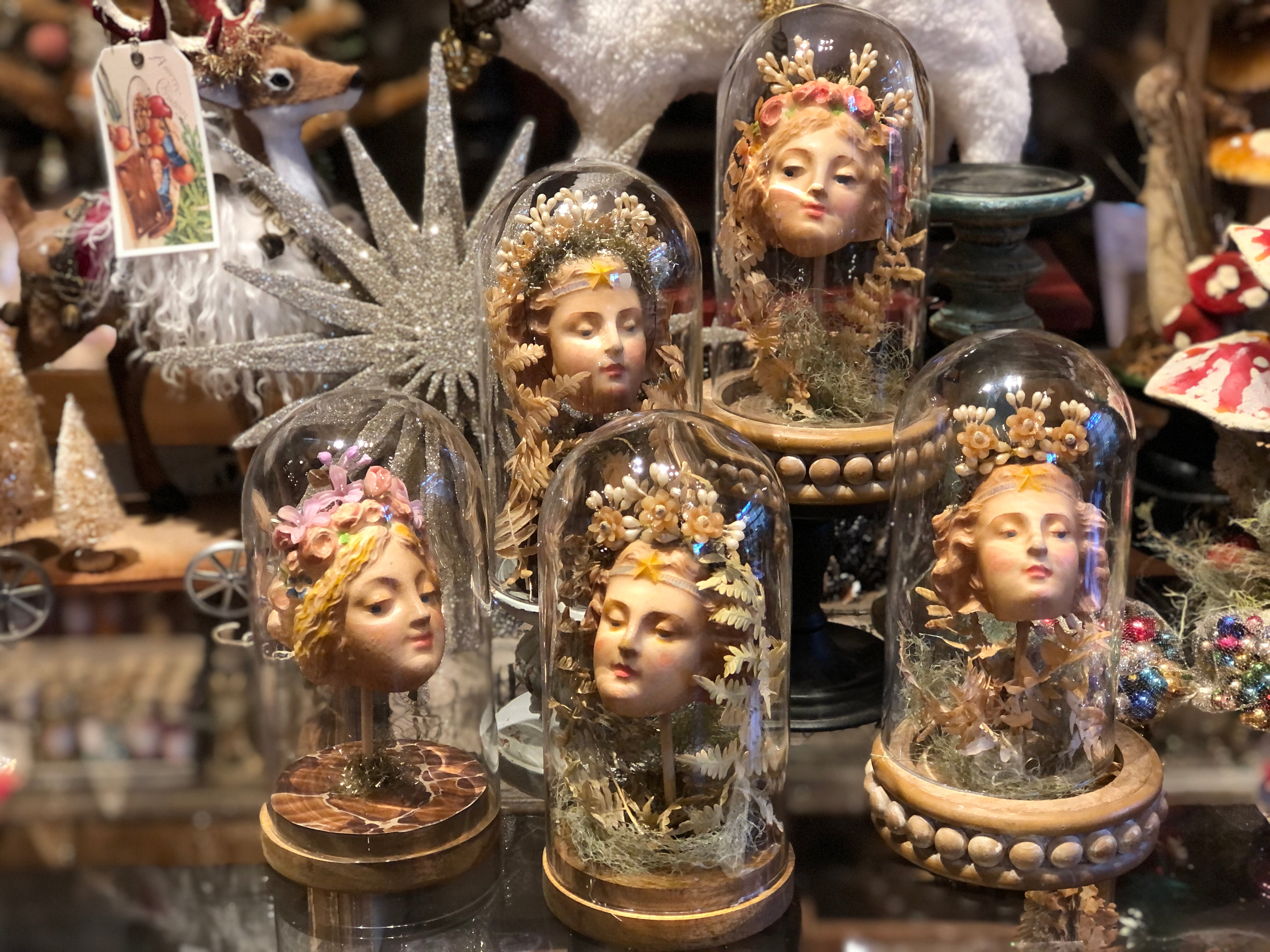 Angelic Cast French "Sacre" Heads