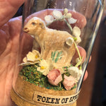 Load image into Gallery viewer, Token of Spring Baby Lamb in Glass Dome
