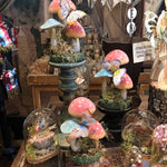 Load image into Gallery viewer, Glittery Spring Mushroom and Butterfly Display
