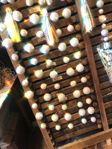 Glittering Ball Garland & Gilded Tassels