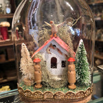 Load image into Gallery viewer, Erzgebirge Toys and Cottages Under Glass Dome
