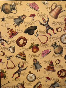 ON SALE! Antique Picture Book All-Occasion Gift Wrap