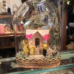 Load image into Gallery viewer, Erzgebirge Toys and Cottages Under Glass Dome
