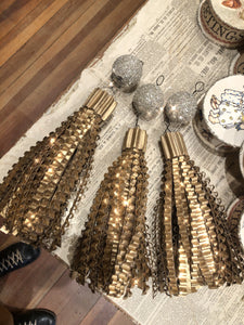 Glittering Ball Garland & Gilded Tassels