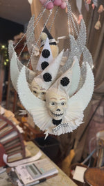 Load and play video in Gallery viewer, Hand Cast Skulls on Glitter Moon
