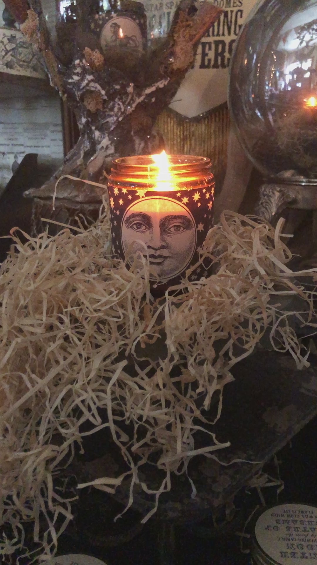 Winter Moon - Theatre of Dreams Custom Candle