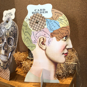 Card Holders - Skull and Phrenology Head