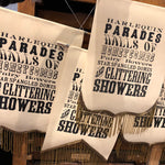 Load image into Gallery viewer, Hand Printed Antique-Style Banner - Harlequin Parades!
