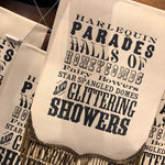 Load image into Gallery viewer, Hand Printed Antique-Style Banner - Harlequin Parades!
