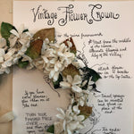 Load image into Gallery viewer, Vintage Flower Crown Materials and video class
