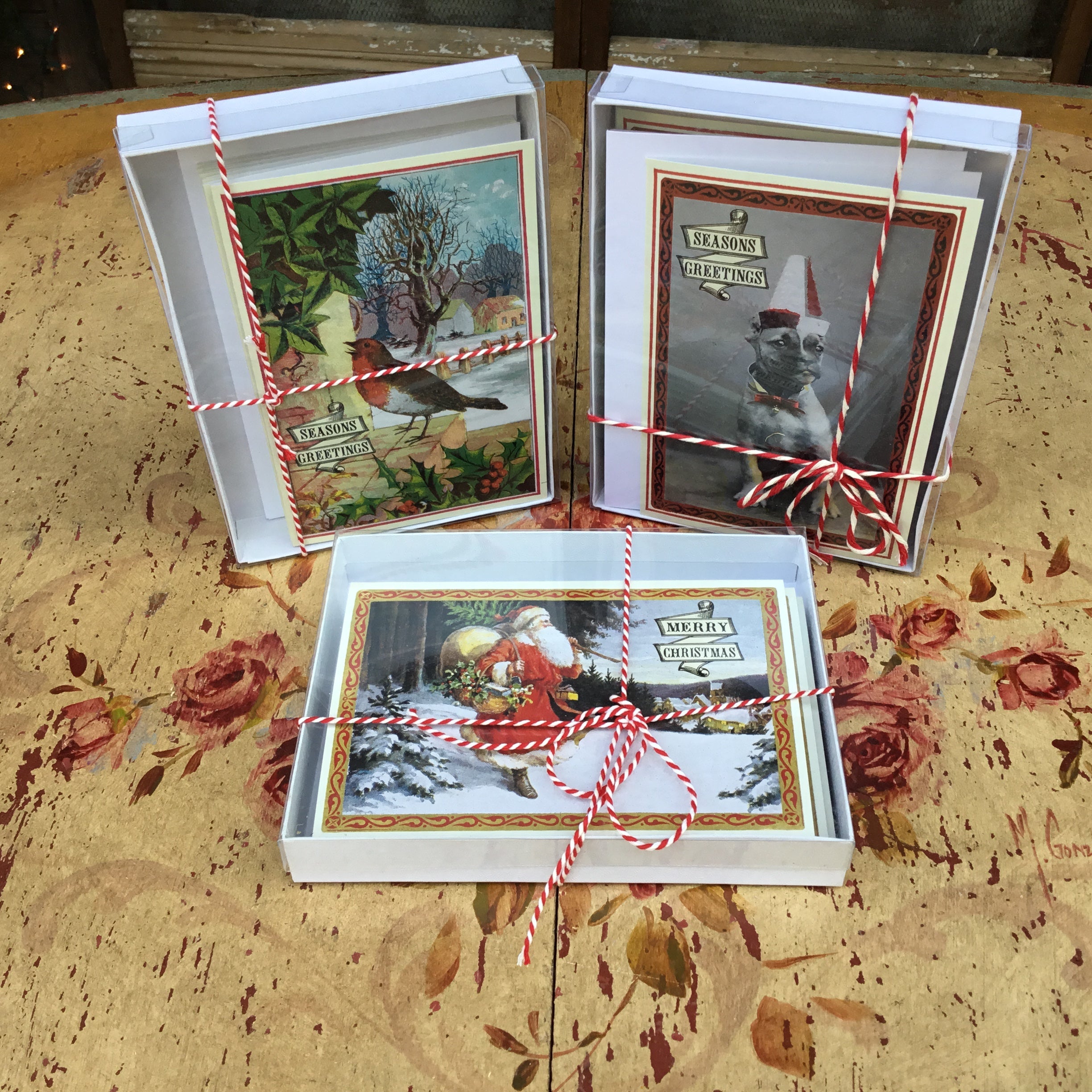 Set of Christmas Cards with Envelopes