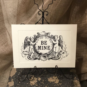 'BE MINE' Letterpress Gift Cards w/ Envelope