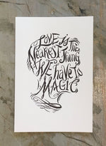 Load image into Gallery viewer, Letterpress Calligraphy Cards
