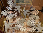 Load image into Gallery viewer, Oak Leaf Spray with Glitter Bird
