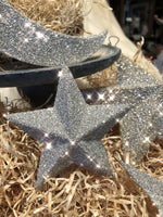 Load image into Gallery viewer, Dimensional Silver Glitter Stars and Moon
