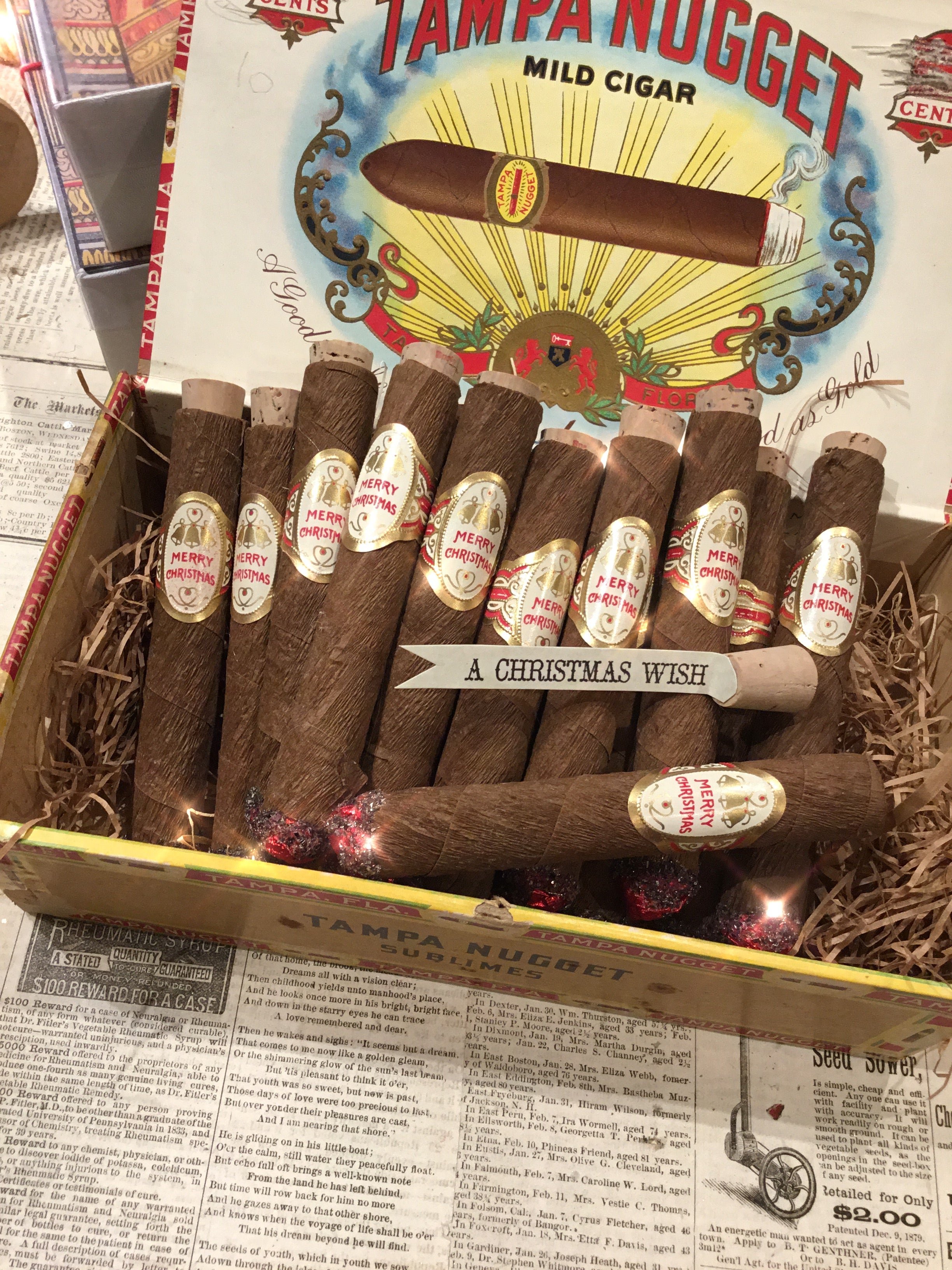 Message Cigars for Christmas