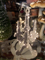 Load image into Gallery viewer, Glittery Candelabra Ornament
