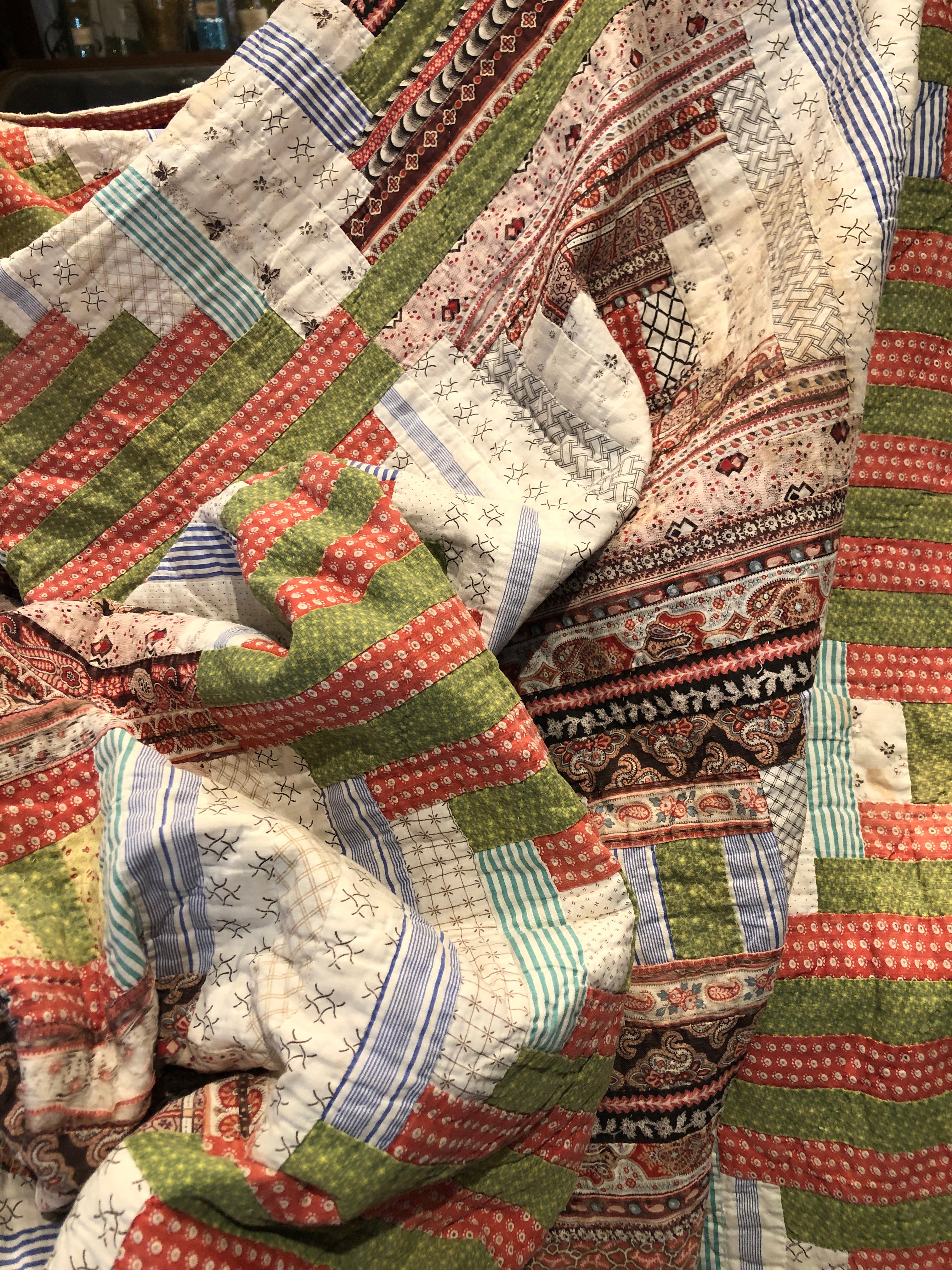 Antique Log Cabin Quilt