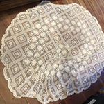 Load image into Gallery viewer, Antique Lacy Cotton Netting Tablecloth
