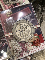 Load image into Gallery viewer, Vintage Valentine Card Kit

