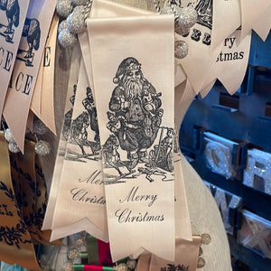 Antique Ribbon Banner Ornaments