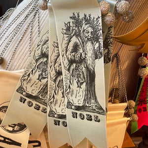 Antique Ribbon Banner Ornaments