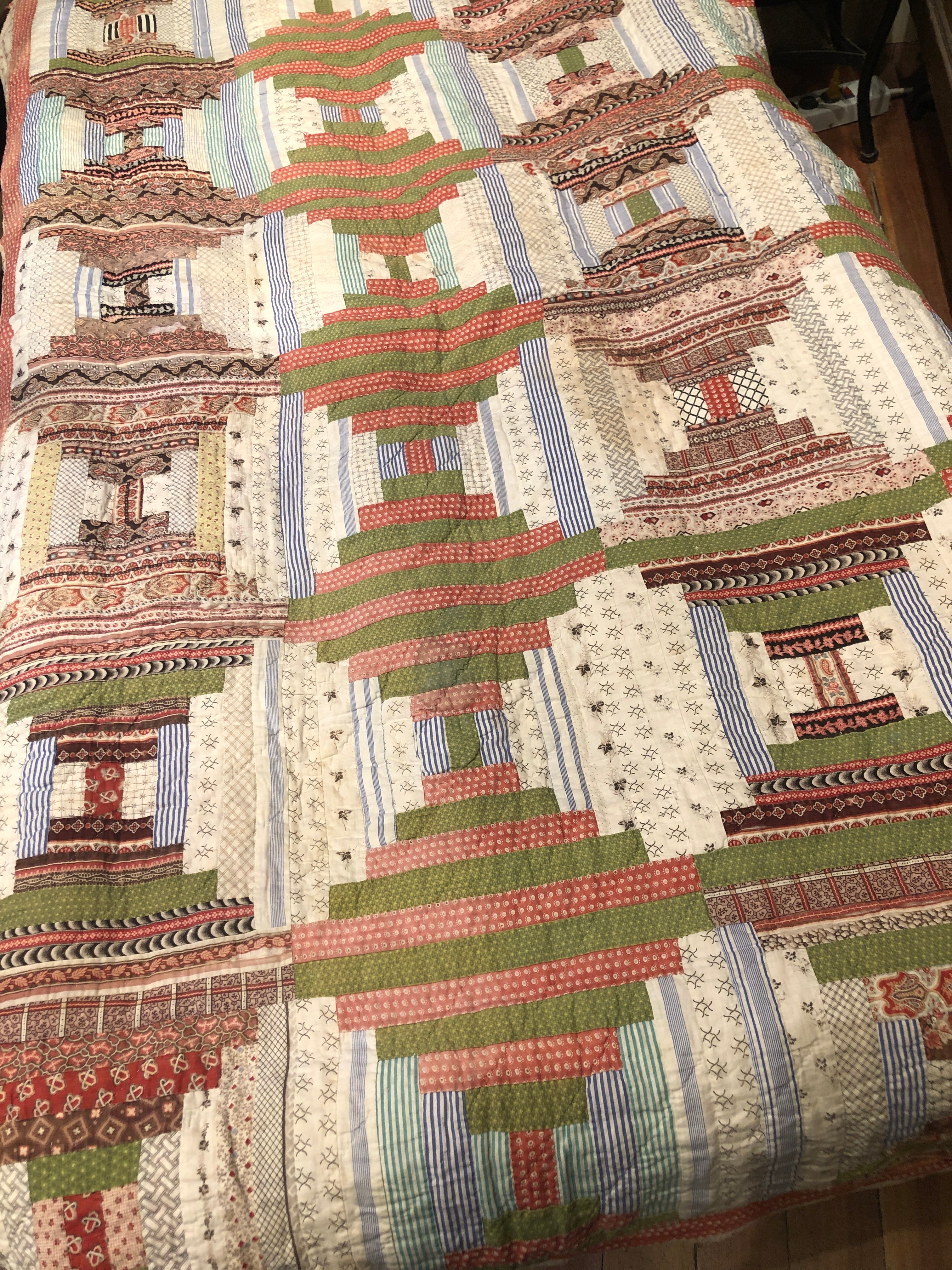 Antique Log Cabin Quilt