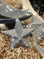 Load image into Gallery viewer, Silver Pink &amp; White Glitter Stars and Moon!
