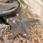 Load image into Gallery viewer, Silver Pink &amp; White Glitter Stars and Moon!
